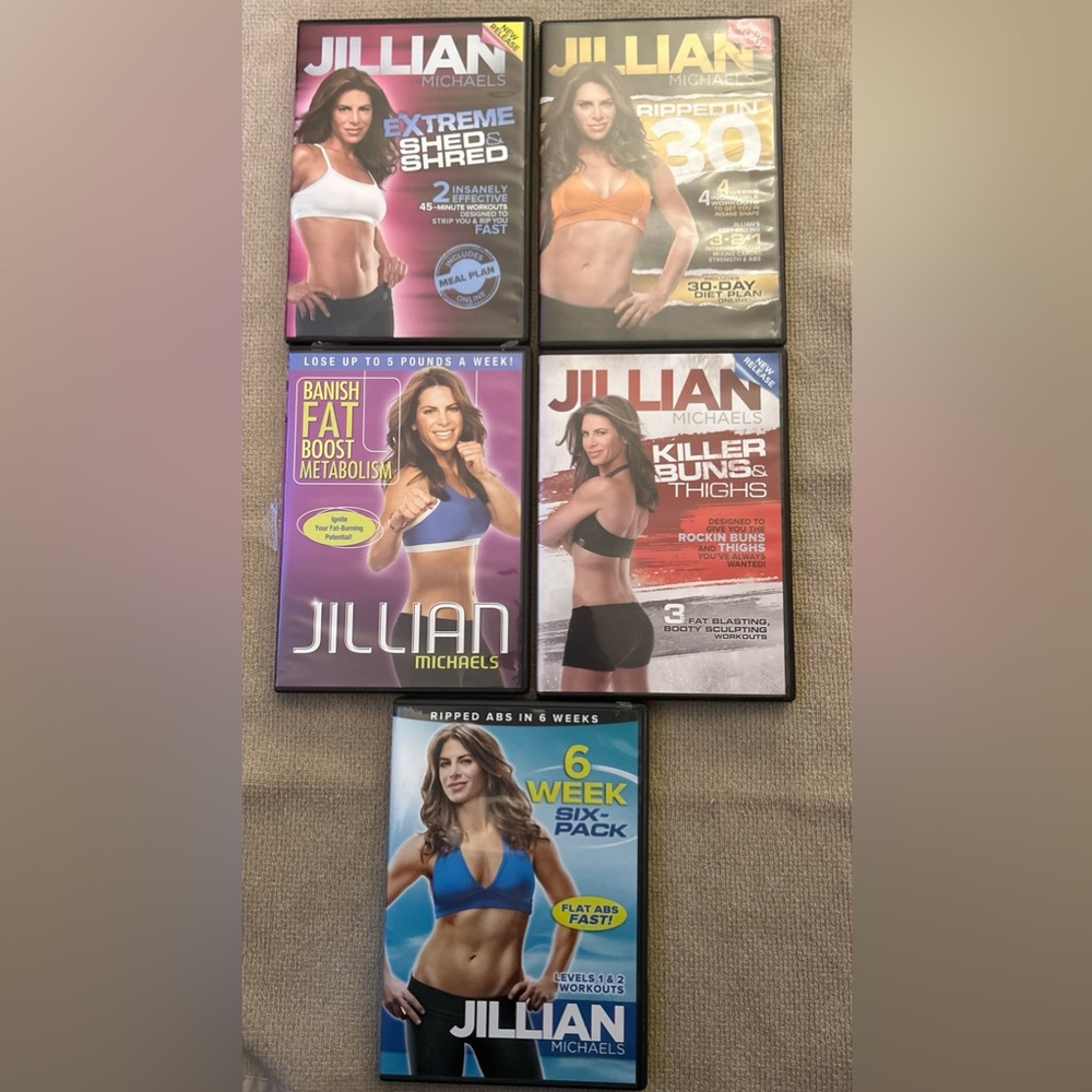 Jillian Michaels 5 DVD Set